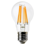 Lampada - Led - goccia - A60 - a filamento - 8W - E27 - 3000K - luce calda - MKC